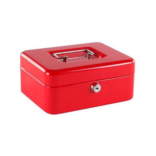 CAISSE À MONNAIE - OFFICE LINE - ROUGE - 1,05 KG BURG WACHTER