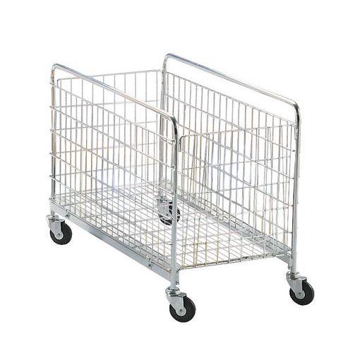 CHARIOT GRILLAGÉ PLIANT - FORCE 100 KG