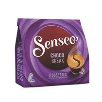 CHOCOLAT MAISON DU CAFÉ CHOCOLAT INTENSE DOSETTE MACHINE SENSEO - PAQUET DE 8