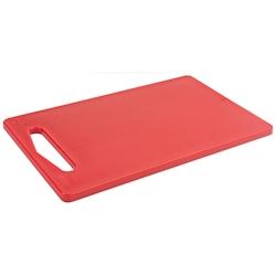 Contacto Planche à découper, rouge 25 x 15 cm avec trou de poignée - rouge multi-matériau 1510/259_0