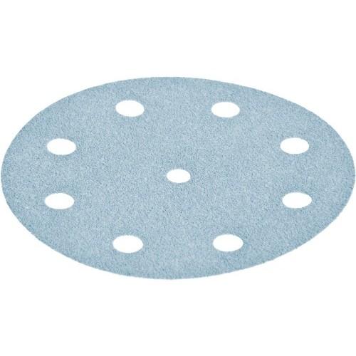 DISQUES ABRASIF STICKFIX - DIAMÈTRE 125 MM 9 TROUS - PAR 50 - P80 FESTOOL