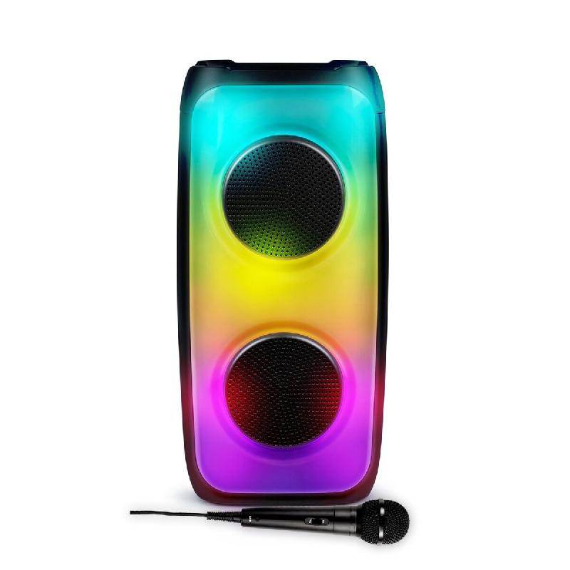 Enceinte Autonome Sono DJ BIG BEN PARTY PARTYBTHPM - 50W - Bluetooth 5.0 USB SD - effets LED, Activation de Basses, Micro inclus - 3666638040893_0