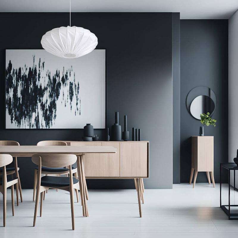 ENVOSTAR ORLANDA SUSPENSION COTON BLANC ELLIPSE