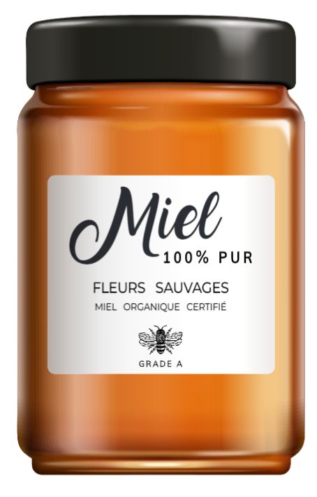 Étiquette monochrome - nuances multiples avec demi-teinte pour une sobriété élégante_0