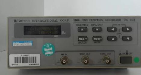 Fg503 - generateur de fonctions - motech - gpib rs232 7 digits 10 mhz - 3 mhz - générateurs de signaux_0