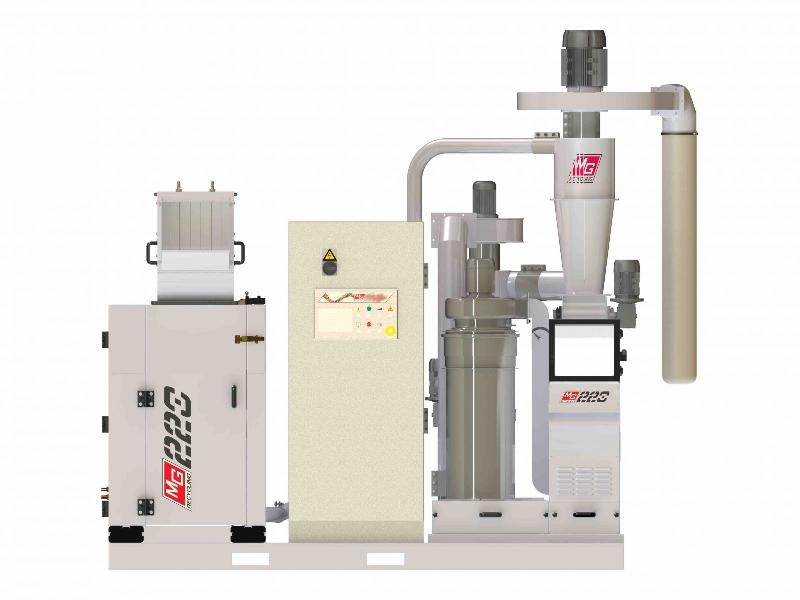 Granulateur de câbles MG Recycling MG-220T - Turbo 15 kW - Capacité 250-350 kg/h_0