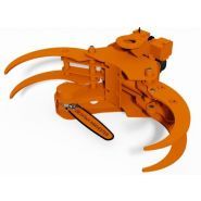 Grappin coupeur forestier Axer 460S - ouverture 1260 mm - diamètre de coupe 500 mm - moteur 5cc ou 10cc_0