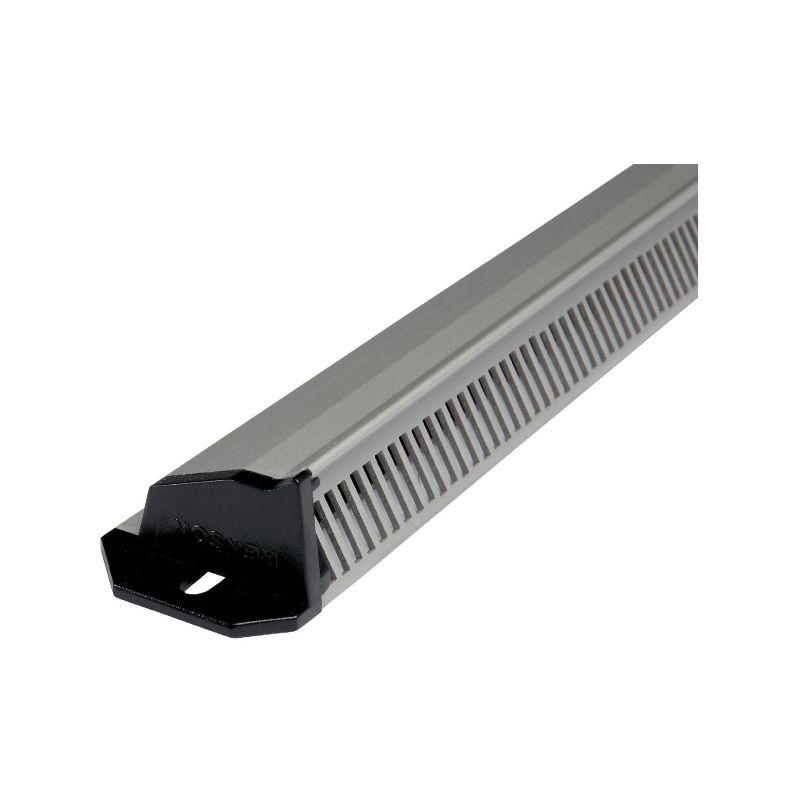 Grille extérieure auto-réglable hauteur 35mm longueur 475mm aluminium - RENSON - 10435 - 373693_0