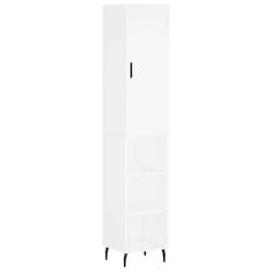 Helloshop26 - Buffet bahut commode armoire meuble de rangement organisateur cuisine salle de séjour salon haut 34,5 x 34 x 180 cm 02_0032322 - 300021_0
