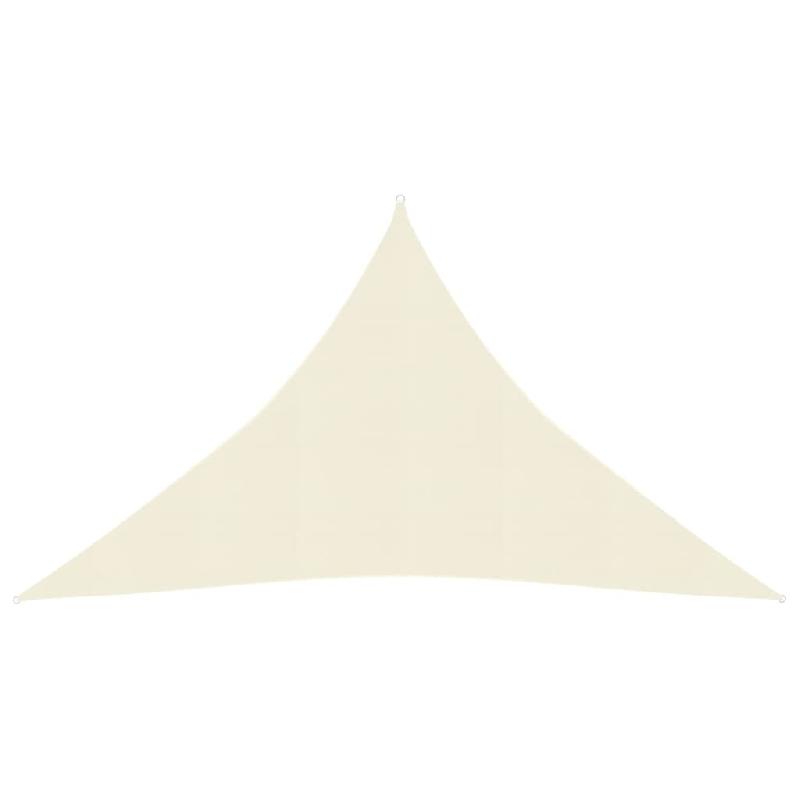 Helloshop26 - Voile d'ombrage 160 g/m² 2,5 x 2,5 x 3,5 m PEHD crème 02_0009064 - 3000485147761_0