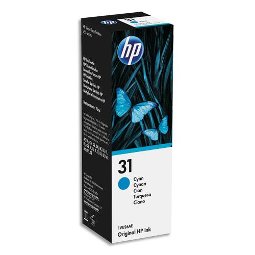 Cartouche jet d'encre HP n°31 Cyan - Référence 1VU26AE - 0,12kg_0