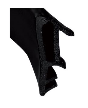 JOINT POSE SUR OUVRANT KISO - RAINURE 4MM - FEUILLURE 12 MM - 250M - DP 412 TPE NOIR