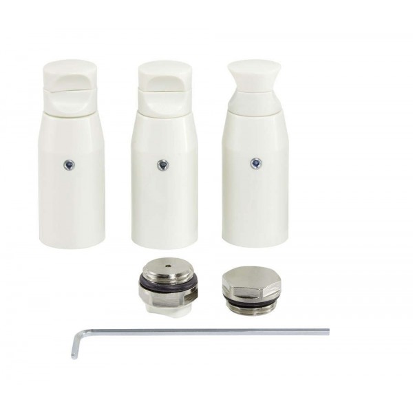 KIT DE 3 FIXATIONS ATOLL SPA EC RAL 9016 - ACOVA 926271