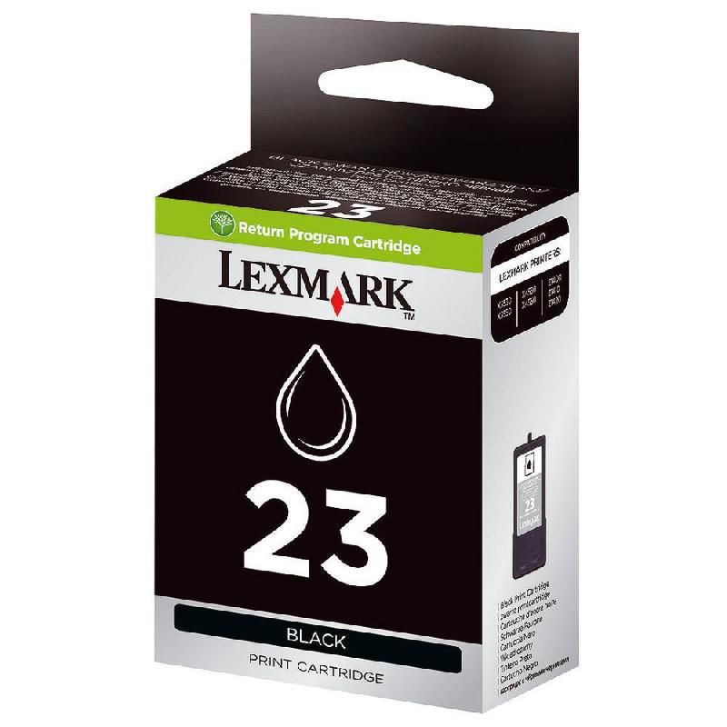 LEXMARK CARTOUCHE D'ENCRE 23 N (18C1523E) - COULEUR: NOIR