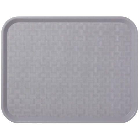LOT DE 12 - PLATEAU FAST FOOD 35 X 27 CM - GRIS
