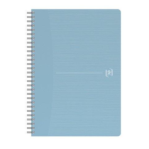 LOT DE 5 - CAHIER SPIRALE OXFORD MY REC'UP RECYCLÉ A5 14,8 X 21 CM - 5 X 5 - 180 PAGES