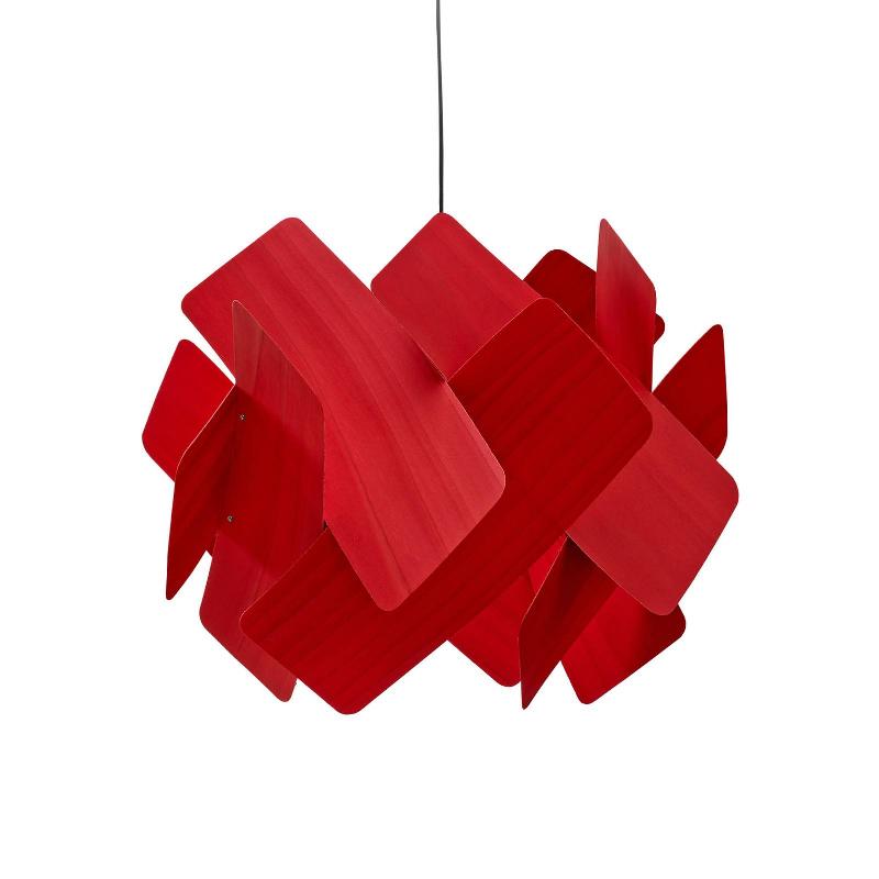LZF LAMPS LZF ESCAPE SUSPENSION, CÂBLE NOIR Ø 52 CM ROUGE