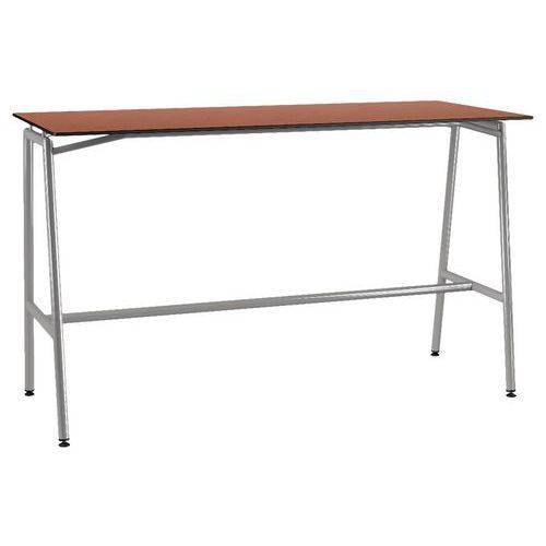 MANGE-DEBOUT ELLA 180X80CM COMPACT DL ORANGE JAFFA GRIS - MOBIDECOR