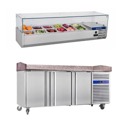 Meuble à pizza 3 portes avec kit réfrigéré VRX CUISTANCE_0