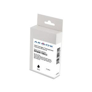 OWA CARTOUCHE D'ENCRE REMANUFACTURÉE COMPATIBLE POUR EPSON T0611 K12202R2 - NOIR