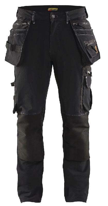 PANTALON X1900 ARTISAN STRETCH 4D NOIR TAILLE 50L - MANUTAN COLLECTIVITÉS