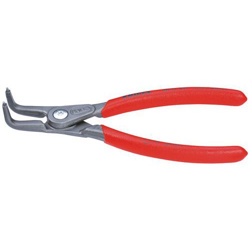 PINCE POUR CIRCLIPS EXTÉRIEURS COUDÉE À 90° DE 40 À 100MM GAINAGE PVC - KNIPEX