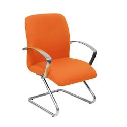 Piqueras y Crespo Sillón Caudete confidente patín bali naranja - orange multi-matériau 117CPBALI308_0