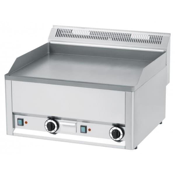 Plaque à snacker Fonte 60 en acier inoxydable AISI 304, 6000 W_0