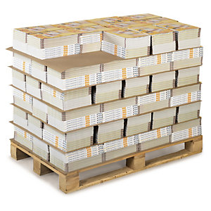 10 Caisses carton double cannelure RAJA 60x40x40 cm coloris brun - Cartons  double cannelure