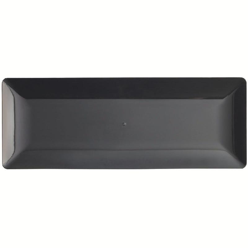 Plateau Fluid' PS noir 40x15x1,5cm noir - par 100_0