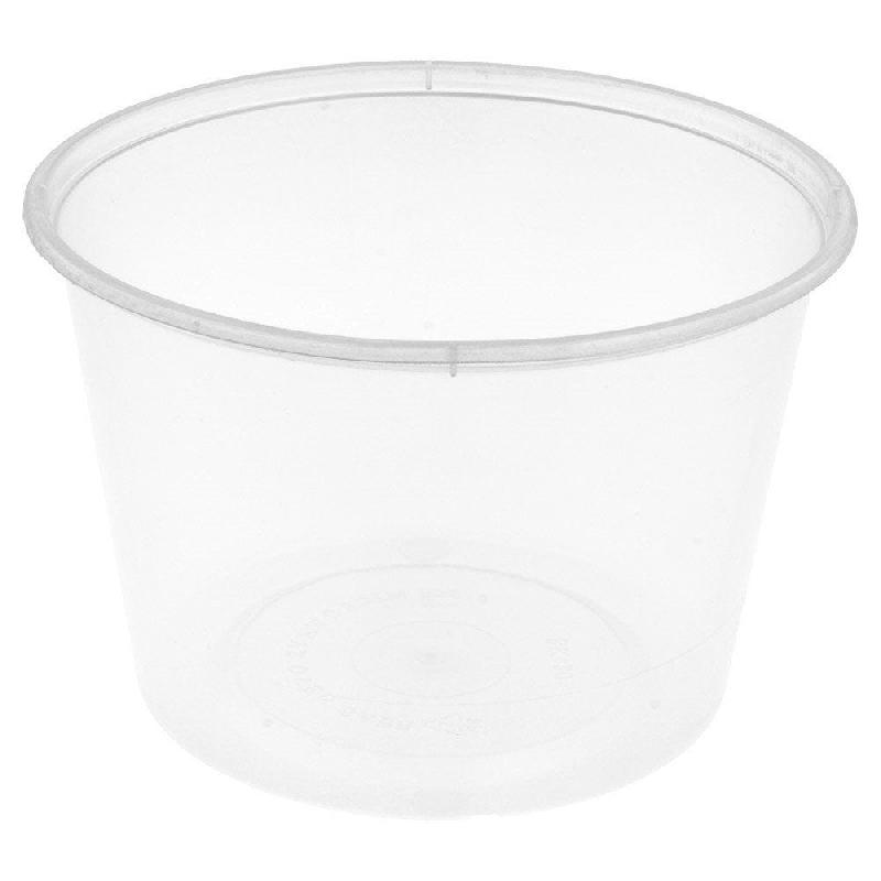 Pot injecté micro-ondable en PP 525ml Ø11,5x8cm par 500_0