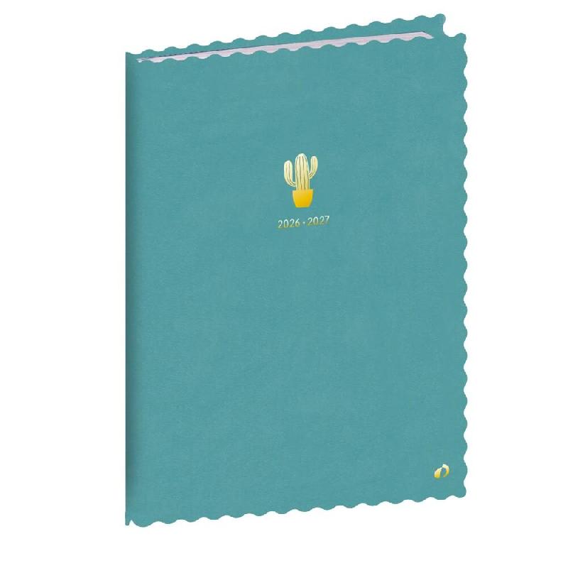 Quo Vadis - Agenda année scolaire - 2026-2027 - Ministre Septembre Color - Semainier Planning - Multilingue - Festy - Vert - août à août - 16x24 c_0