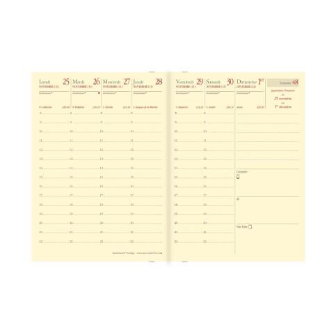 QUO VADIS - RECHARGE AGENDA - 2026 - RANDONNÉE PRESTIGE - SEMAINIER PLANNING - FRANÇAIS - 13 MOIS DE DÉC. À DÉC. - 9X12,5 CM