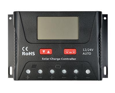 Srne - régulateur de charge solaire 30a lcd 12/24v_0