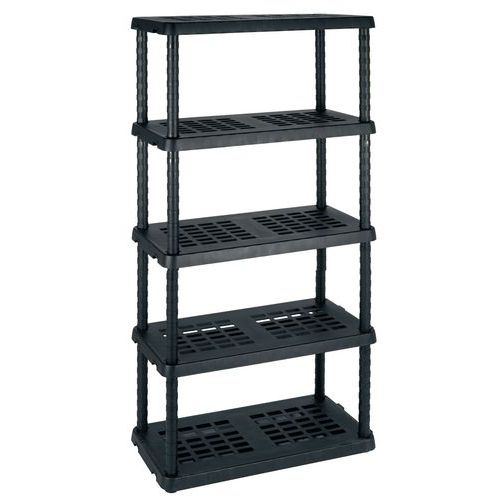 RAYONNAGE PLASTIQUE - 5 TABLETTES 1880X925X450MM - MOBIL PLASTIC