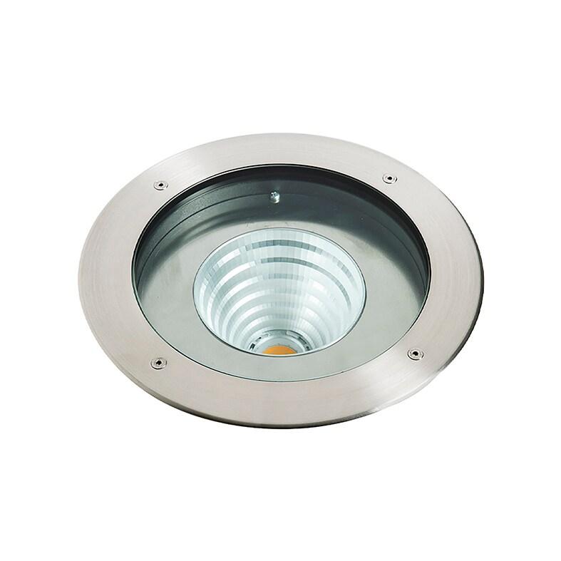 ROSSINI ILLUMINAZIONE Spot Led Encastrable Au Sol Setup 23,3W 46° 3000K Ip67 Ik09 En Acier Satiné Et Aluminium - Groupe Rossini - SET001_0