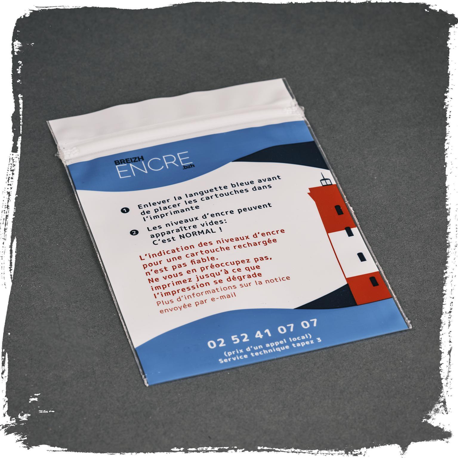 Sachet avec zip - 50 à 100 µm - en PEBD ou PP 100 % recyclable, idéal alimentaire et quincaillerie_0