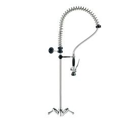 Sammic D-2 - Mélangeur douche industriel chromé pour éviers de cuisine professionnels, eau chaude et froide, haute qualité - argenté inox 5870024_0