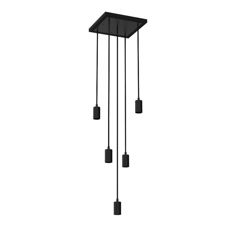 SEGULA MADOX SQUARE 5X WAVE SUSPENSION NOIRE E27