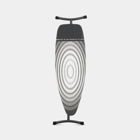 Table à repasser taille D -135 x 45 cm, pour centrale et fer vapeur - Titan Oval Brabantia UGS345647_0