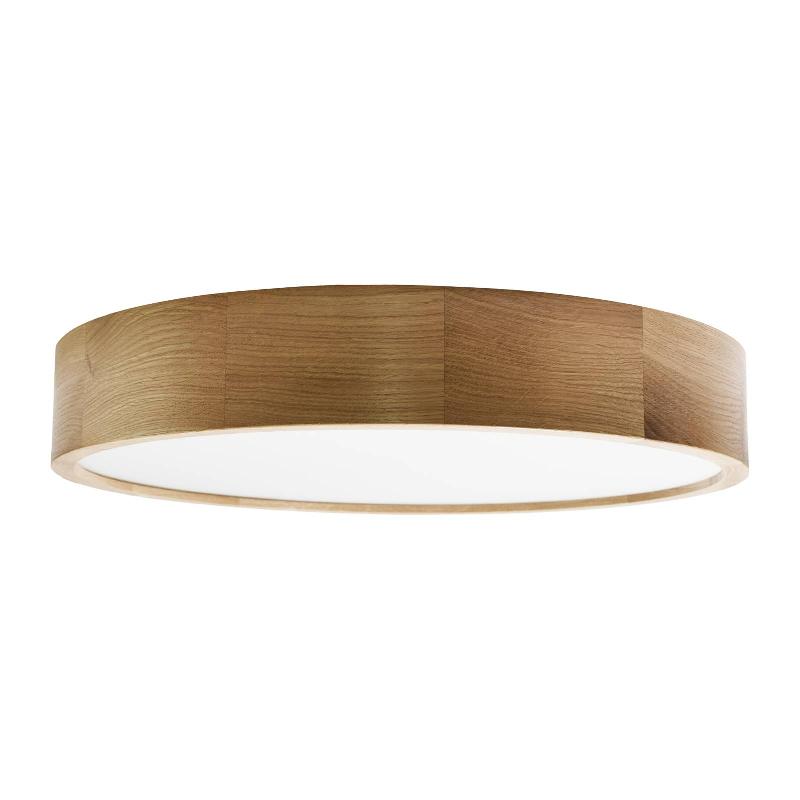 TEMAR LIGHTING PLAFONNIER CLEO, Ø 57,5 CM, 5 LAMPES, BOIS DE CHÊNE, E27