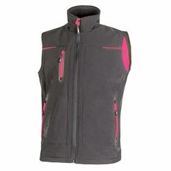 U-Power - Gilet de travail sans manches pour femmes gris violet UNIVERSE LADY Gris / Violet Taille M - M gris 8033546443989_0