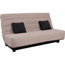 UB DESIGN Canapé lit Axel CC 130 mousse 35 kg couette taupe_0