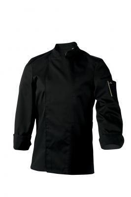 VESTE DE CUISINE MIXTE NERO MANCHES LONGUES
