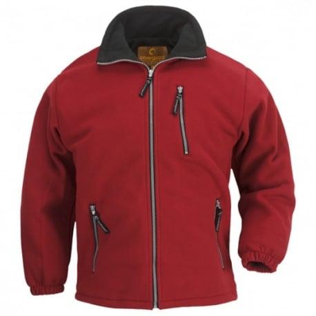 Veste rouge ANGARA - double surface polaire - COVERGUARD | 5VANR_0