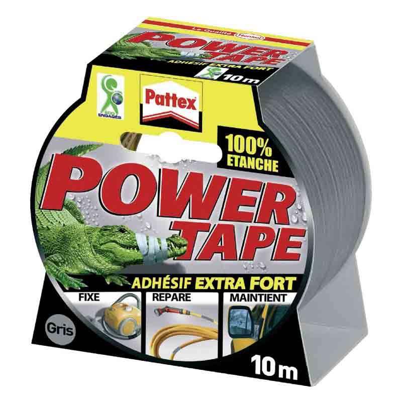 Adhésif super puissant Power Tape gris Pattex - 3 couches, ultra-résistant, 50 mm x 10 m_0