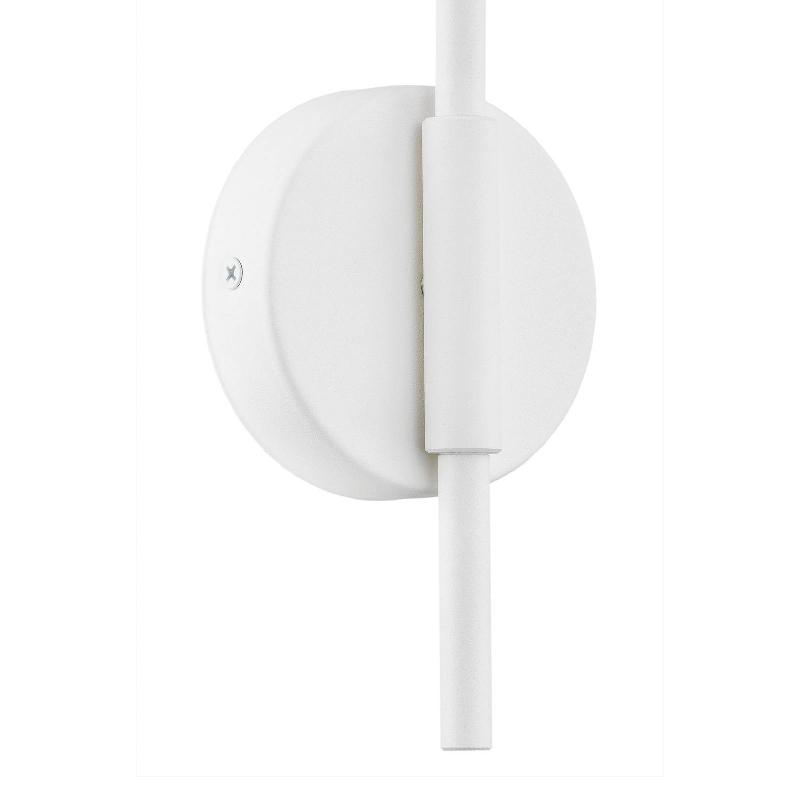 ARGON APPLIQUE MURALE AVALONE, SAILLIE 34CM, BLANC/LAITON