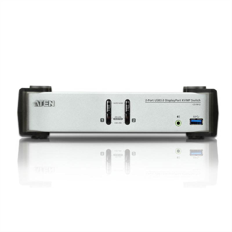 ATEN CS1912 Commutateur KVMP DisplayPort 2 ports USB 3.0_0