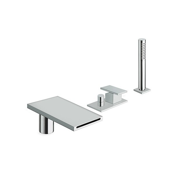 BAIN DOUCHE TABULA SUR GORGE MITIGEUR COMPLET CHROME ROBINETTERIE TABULA - CRISTINA ONDYNA TA18151