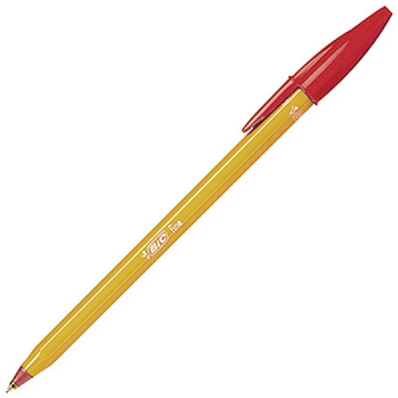 BIC STYLO BILLE BIC CRISTAL ORANGE - 0,5 MM - ROUGE (PRIX UNITAIRE)